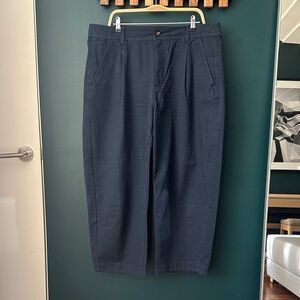 Everlane Dark Blue Cropped Chinos